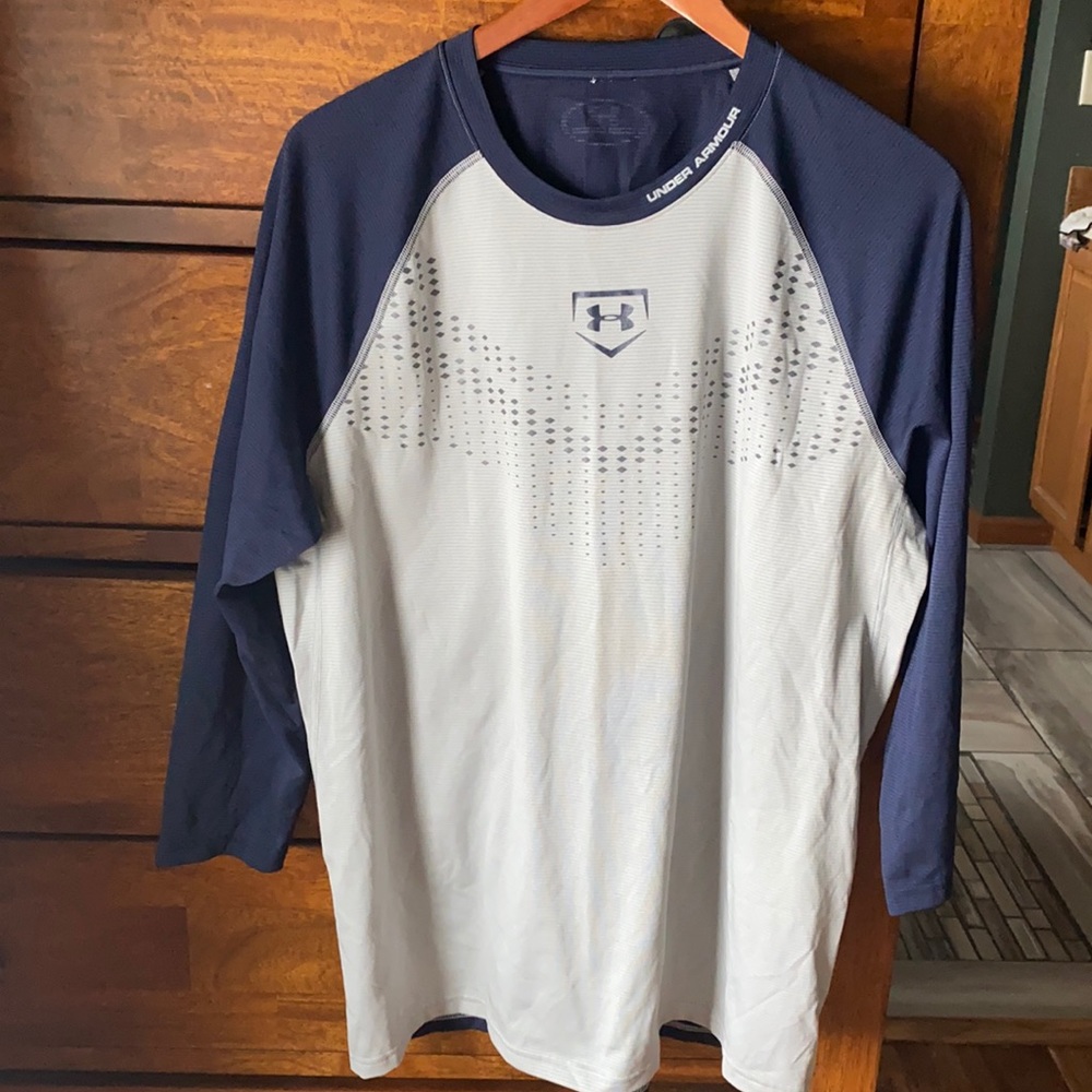 Under armor baseball shirt